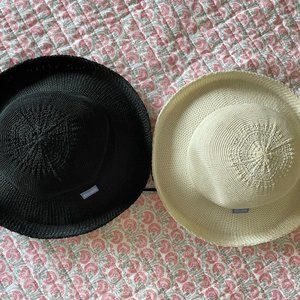 Wallaroo Sun Hats Black & White Petite